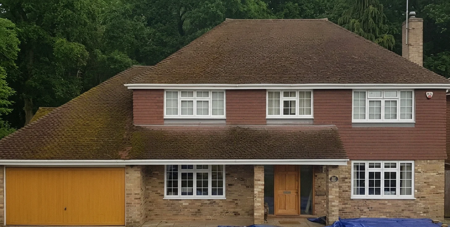 Property before Oakwoods cleaning